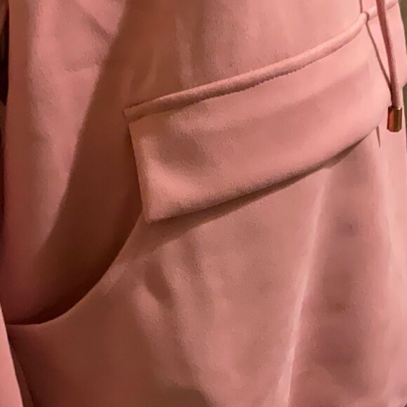 Faux Suede Zip Up Hoodie NWT - Picture 3 of 8